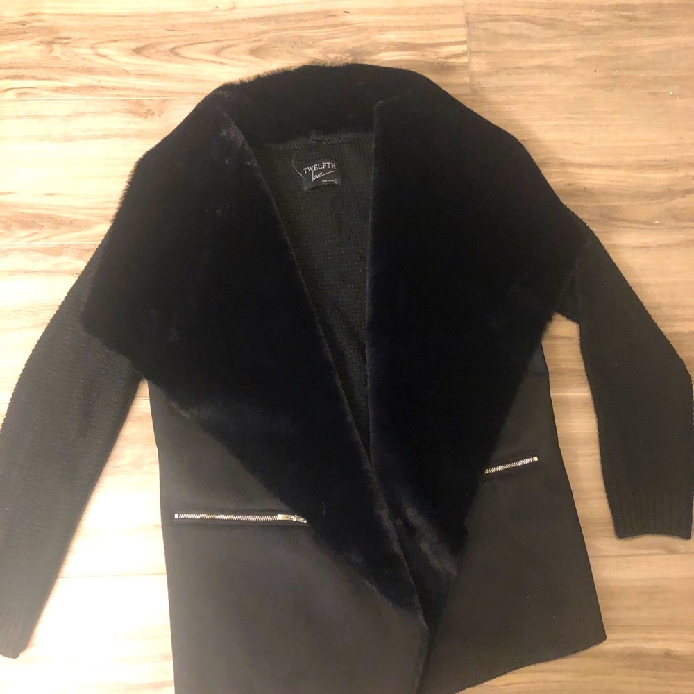 Black Sweater Jacket
